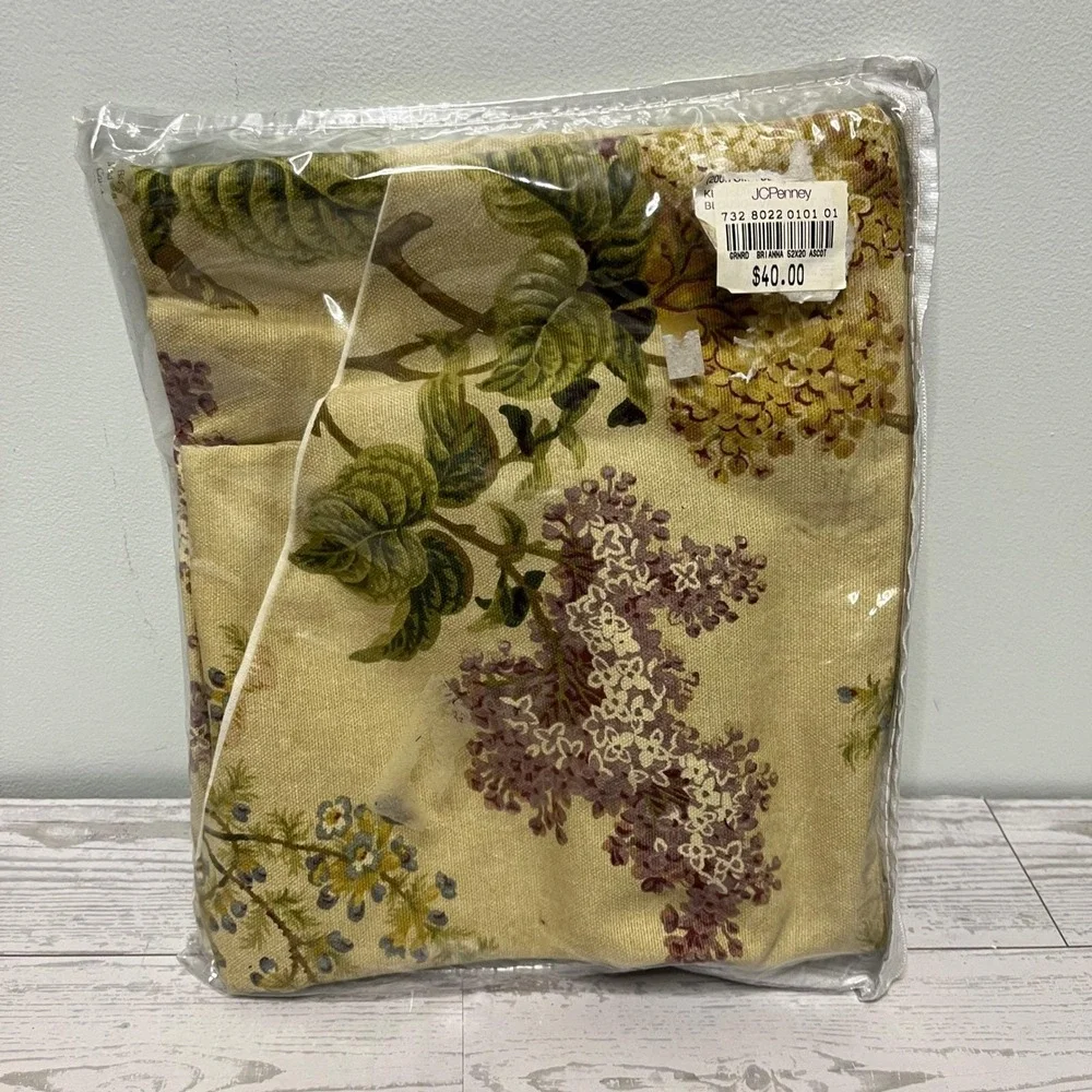 Waverly Window Valance Brianna Ascot Tassel Cottagecore 52x20 New